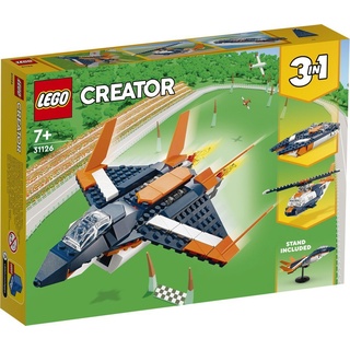LEGO® Spielbausteine LEGO® Creator Überschalljet 215 Teile 31126
