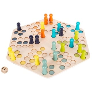 - Wooden Ludo Game - 6 Players