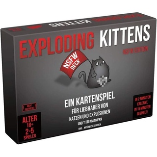 Asmodee EXKD0029 - Exploding Kittens, NSFW Edition, Grundspiel