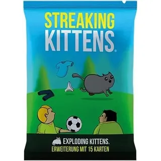 ASMODEE EXKD0015 Exploding Kittens® - Streaking Kittens (Erweiterung)