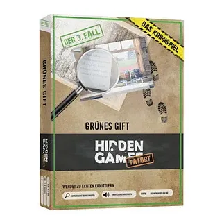 HIDDEN GAMES Tatort Krimispiel Fall 3 Grünes Gift Escape-Room Spiel