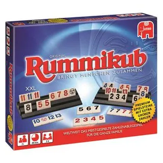 Jumbo Kartenspiel 03819, Original Rummikub XXL, ab 7 Jahre, 2-4 Spieler