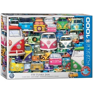 Eurographics 1000 Teile - VW Bus - Funky Jam, 48x68cm, White