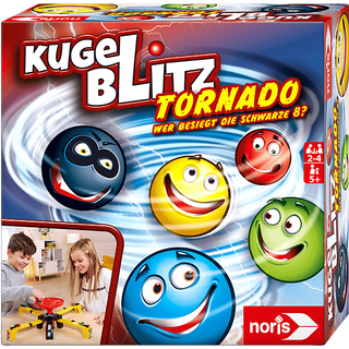 NORIS Kugelblitz Tornado Kinderspiel Mehrfarbig