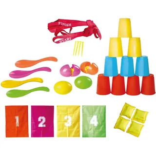 Knorrtoys® Spiel Partyset - Fun bunt