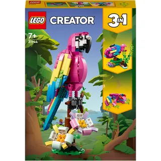 Creator 31144 Exotischer pinkfarbener Papagei