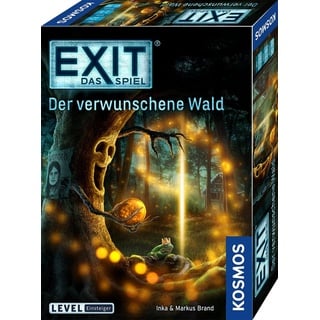 KOSMOS 695149 EXIT - Das Spiel - Der verwunschene Wald, Level: Einsteiger, Escape Room Spiel, EXIT Game für 1 bis 4 Spieler ab 10 Jahre, EIN einmaliges Gesellschaftsspiel