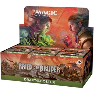 Magic: The Gathering Krieg der Brüder Draft-Booster-Display, 36 Booster (Deutsche Version)