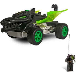 Mondo Motors - Hot Wheels Dragon Blaster - Funkgesteuertes Auto für Kinder - Bewegung der Flügel - Maßstab 1:24 – 63503