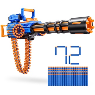 Zuru XSHOT Insanity Motorisierter Gatling Blaster mit Stativständer inklusive 72 Darts