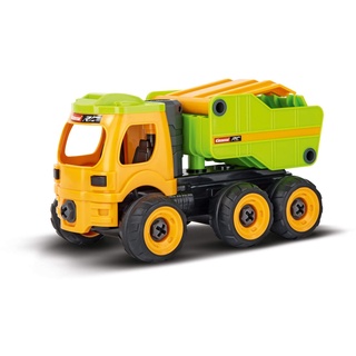 Carrera RC First Truck – Baustellenfahrzeug /Dump Truck mit Controller I Ferngesteuertes Auto ab 3 Jahren für drinnen & draußen I Mini Spielzeugauto zum Mitnehmen mit Sound I Spielzeug für Kinder