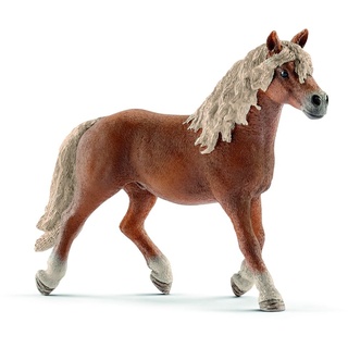 Schleich 13813 - Haflinger Hengst, Pferd Tier, Spielfigur ab 3 Jahren