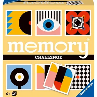 Ravensburger Challenge memory Verrückte Muster - 22462 - Das weltbekannte Gedächtnisspiel mit 32 Kartenpaaren, d (Deutsch)