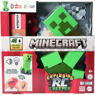 Mattel® Actionfigur MINECRAFT explodierender, ferngesteuerter Creeper, mit Licht und Sound bunt