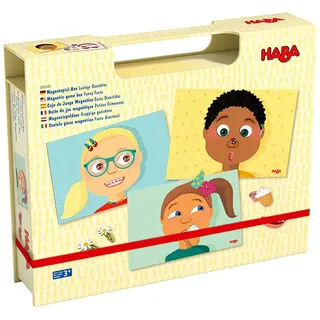 Haba Magnetspiel-Box "Lustige Gesichter" - ab 3 Jahren