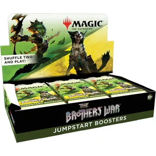 Magic the Gathering Sammelkarte The Brothers War Jumpstart Booster Display Englisch, 18 Booster Packs