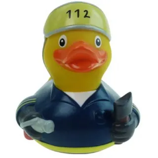 Badeente Badespielzeug Badeente / Beruf Ente / Gummiente/Quietscheente ideal als Geschenk (1-tlg), Entenküken, Entenfigur Gummi-Enten, Scherzartikel Souvenir Kollektion blau|gelb