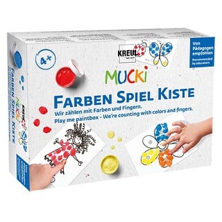 KREUL MUCKI FarbenSpielKiste Wir zählen mit Farben und Fingern Lernspiel