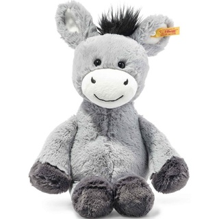 Steiff Kuscheltier Soft Cuddly Friends Dinkie Esel grau|schwarz|weiß