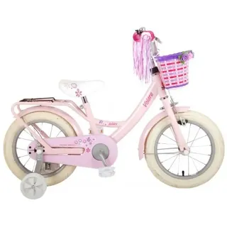 Ashley Kinderfahrrad - Mädchen - 14 Zoll - Rosa - 95% zusammengebaut