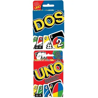 UNO Original und DOS Kartenspiele Spielsammlung