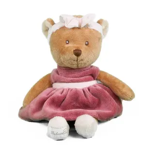 Bukowski Kuscheltier Bukowski Teddybär Baby Meli 20 cm braun/pink