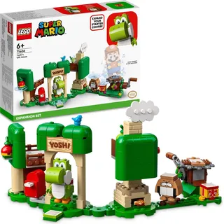 LEGO 71406 Super Mario Yoshis Geschenkhaus – Erweiterungsset, baubares Spielzeug, Yoshi Figur, zum kombinieren mit Mario, Luigi oder Peach Starte... - Bunt