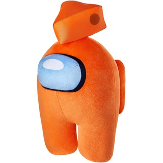 TOMY Imposteur Orange, riesig für Kinder und Erwachsene, 30 cm, Plüschspielzeug zum Sammeln von Among Us, E73441, Mehrfarbig