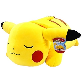 Jazwares Plüschfigur Pokémon schlafendes Pikachu Plüschtier 45 cm bunt