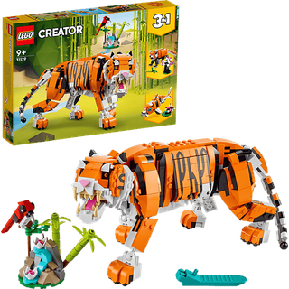 LEGO Creator 31129 Majestätischer Tiger Bausatz, Mehrfarbig