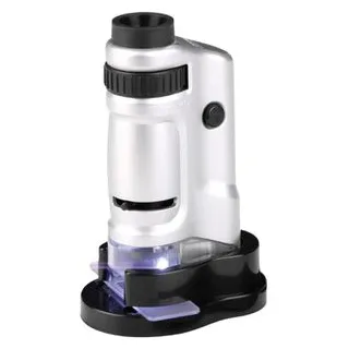 Moses Mikroskop Expedition Natur Profi, analog, 20x-40x Vergrößerung, LED-Lampe, Taschenmikroskop