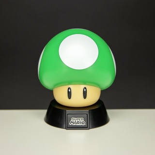 Paladone Products Super Mario Bros 3D Icon Lampe 1Up Mushroom 10 cm PP5095NN