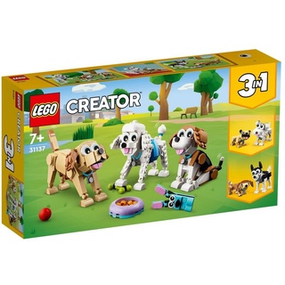 LEGO® Spielbausteine Creator 31137 - Niedliche Hunde, (475 St), Spielset, mit Beagle, Pudel und Labrador, für Kinder ab 7 Jahren bunt