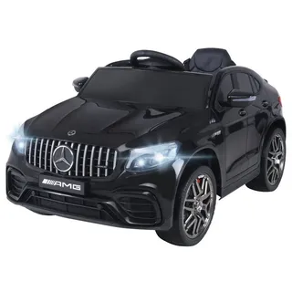 Actionbikes Motors Elektro-Kinderauto Mercedes Benz GLC AMG, Belastbarkeit 35 kg, (1-tlg), Fernbedienung - Stoßdämpfer hinten - Soft Start - Bremsautomatik schwarz