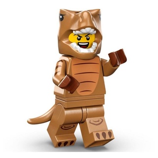 LEGO® Konstruktionsspielsteine Minifigurenserie 24 - T-Rex-Kostümfan bunt