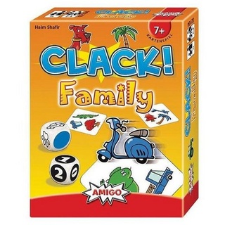 AMIGO Spiel, Familienspiel 02104 - Clack! Family - Würfelspiel, für 2-4 Spieler, ab..., Familienspiel