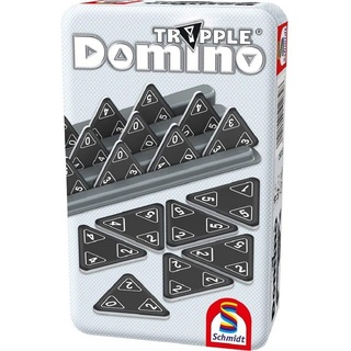 Schmidt Spiele Spiel, Schmidt Spiele 51282 - Tripple Domino, Reisespiel bunt