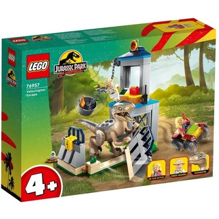 LEGO® Konstruktionsspielsteine Jurassic Park 76957 - Flucht des Velociraptors, (137 St), Dinosaurier Bauset, Spielset ab 4 Jahren