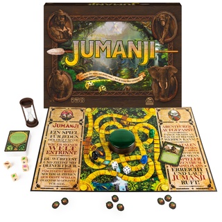Spin Master Games - Jumanji - das actiongeladene Familienspiel für 2–4 mutige Abenteurer ab 8 Jahren - kooperatives Abenteuerspiel mit spannenden Challenges