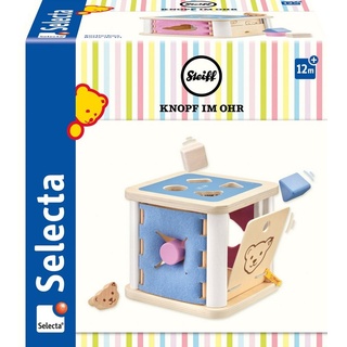 Selecta Steckspielzeug Holzspielzeug, Steiff by Selecta, Sortierbox, 16 cm bunt
