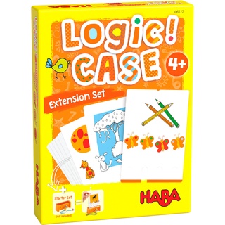 HABA 306122 - LogiCASE Extension Set – Tiere, Mitbringspiel ab 4 Jahren