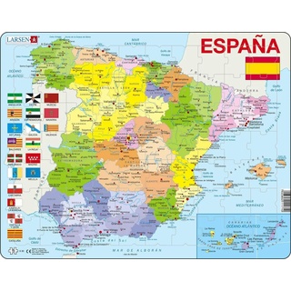 Larsen Spanien (politisch) (70 Teile)