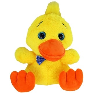 BEMIRO Stofftier Ente gelb Daffy - ca. 30 cm Enten Kuscheltier flauschig weich