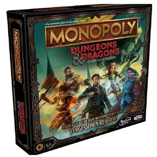 Hasbro Spiel HASD1027 - Monopoly Dungeons&Dragons: Ehre unter Dieben,..., Familienspiel, Strategiespiel bunt