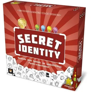 Secret Identity, Partyspiel, für 3-8 Spieler, ab 10 Jahren (DE-Ausgabe)