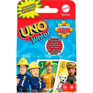 UNO Junior Feuerwehrmann Sam (Italienisch, Französisch, Deutsch, Englisch)