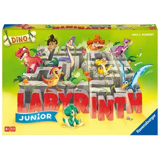 Ravensburger® 20980 - Dino Junior Labyrinth - Familienklassiker für die Kleinen Spiel für Kinder ab 4 Jahren - Gesellschaftspiel geeignet für 2-4 Spie