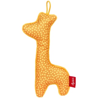 SIGIKID Greifling Giraffe, RedStars Babyspielzeug mit Rassel: greifen, entdecken, spielen, für Babys ab Geburt, Art.-Nr. 42895, gelb 15 cm