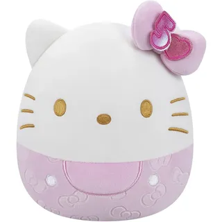 Squishmallows SQSN00920 - Hello Kitty mit Schleife 20 cm, 50 Jähriges Jubiläum, offizielles Jazwares Plüsch