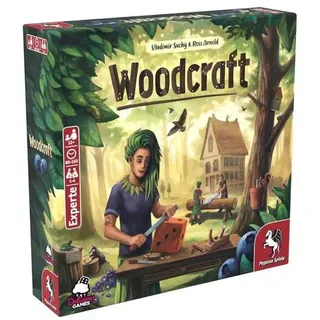 Woodcraft, Brettspiel, für 1-4 Spieler, ab 12 Jahren (DE-Ausgabe)